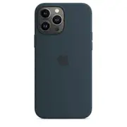 Silicone Case For Iphone 13 Pro Max Abyss Blue with MagSafe