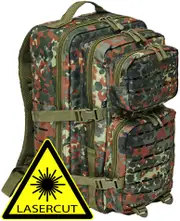 Brandit US Cooper Lasercut, backpack , color: Camo (Flecktarn) , size: 40 l
