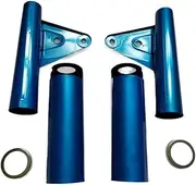 Front Shock Absorber Sleeve Front Suspension Damping Bushing Lamp Bracket Fit For Suzuki AX100 1Set(Black Color)