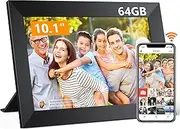 FRAMEO WiFi Digital Photo Frame, MAGICRAVEN 10.1" 64GB 1200x800 Smart Cloud Digital Picture Frame, IPS Touch Screen Display, Smart Detection, Auto-Rotate, Share Photos Or Videos from Anywhere Anytime