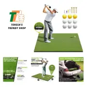 Golf Mat, 5x4ft s Practice Outdoor Indoor, Artificial Turf Golf Practice Mats...