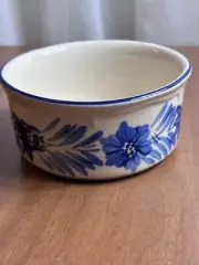 222 FIFTH Blue Rooster Round Dessert Bowl