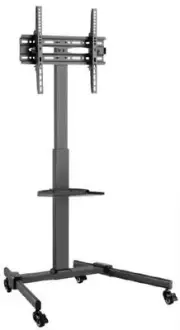 Atdec AD-TVC-20 Height Adjustable Mobile TV Cart. Lightweight Displays. Max load