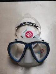 Cressi Quantum Scuba Masks, Clear/Blue