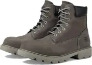 Timberland PRO Sawhorse Mens 9.5 Gray 6" Leather Comp Safety Toe Work Boots P538