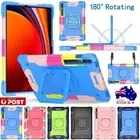 For Samsung Galaxy Tab S10 S9 FE Plus Shockproof Heavy Duty Stand Case Cover