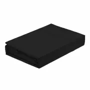 Black 1000TC Egyptian Cotton Fitted Sheet Pillowcase Set - No Flat Sheet