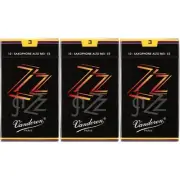 Vandoren ZZ Alto Saxophone Reeds - 3.0 (30-pack)