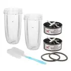 New 2 Set Blender 32 oz Cup & Extractor Blade Kit Fit For NutriBullet 600W 900W