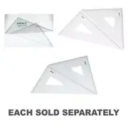 Kent Flexible Professional Quality Square Set 2 Stored Protective Plastic Wallet