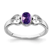 Sterling Silver Amethyst Ring