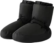 [Wedhapy] 1 Pair Dance Booties, Waterproof & Windproof Dance Warm up Booties, Soft Comfortable Ballet Pre- Covers, Portable Lightweight Footwear for Girls,XS