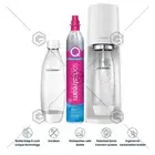 Terra SodaStream Machine Spirit Sparkling Water Maker Quick Connect White