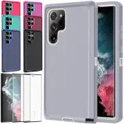 For Samsung Galaxy S22 Plus/S22 Ultra Case Hybrid Rugged Cover Screen Protector