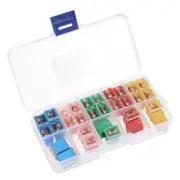 Automotive Mini Cartridge Fuse Set 32V 20A 30A 40A 50A 60A M Case Box Car 30pcs