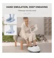 MARNUR Shiatsu Foot Massager with Heating Therapy, Air Compression, White