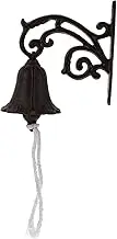 Unique Vintage Style Iron Door Bell Hand Cranked Garden Decor for Home Shop