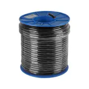 Flex Cable 1mm 2 Core - Black 100M