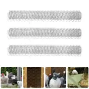 3 Sheets Hexagonal Mesh Decoration Chicken Wire for Crafting Coop Fencing