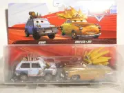2024 Disney Pixar Cars, 2 Pack "Jeremy & Chieftess" Cars on the Road, Unopened