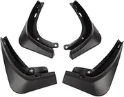 Mud Flaps Mudguards Compatible For Tesla Model 3 Y 2017-2021 2022 2023 Plastic Splash Guards Fender 4Pcs/set Black White Carbon Fiber Color(MY matte black)
