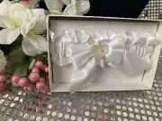 Jamie Lynn Bridal Garters white wedding acessories