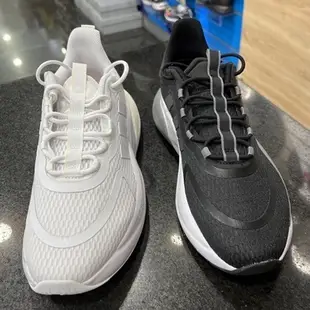 ADIDAS ALPHABOUNCE + 愛迪達 男款 慢跑鞋 HP6144 黑色 HP6143 白色 緩震 舒適