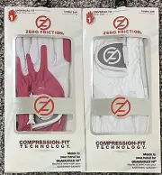 Pack Of 2 LADIES ZERO FRICTION COMPRESSION GLOVE-ONE SIZE FITS Ladies Left