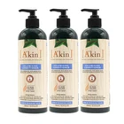 3x Akin Volumising Conditioner Amaranth, Rice Amino Acid, Australian Jojoba and