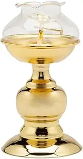 Kerosene Oil Lamp Lighting Oil Lantern Oil Lamp Dish with Lampshade Retro Lamp Oil Vintage Kerosene Oil Lamp for Vintage Home Decor Camping for Home Emergency Lighting