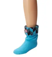 Hunter Kids Geometric Dazzle Boot Sock Blue Multicolor Size XS (5-7) 00005