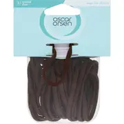 Oscar Orsen Large Snagless Hair Elastics Brown 30 pack