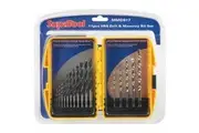 SupaTool HSS Drill & Masonry Bit Set (Silver) (One Size)