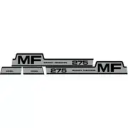 275 MASSEY FERGUSON TRACTOR HOOD DECAL KIT MF 275 HIGH QUALITY VINYL DECALS