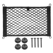 Car Net Pocket Holder Organizer Trunk Seat Door Side Storage Mesh Bag Accessory (for: Isuzu)