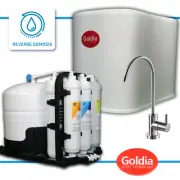 Goldia Water Purifier - RO Water Filter System - 90 GPD 5-Stage Home Reverse Osm