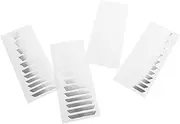 ibasenice Guitar Fretboard Stickers 4 Sheets Guitar Decals Self-adhesive Acoustic Electric Scale Stickers