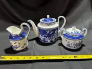 Stechcol Gracie Bone China teapot & Creamer & G Sugar Bowl By Coastline Imports