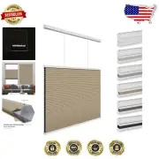Luxurious Light Brown Blackout Shades - Cordless Honeycomb Blinds for Every Room