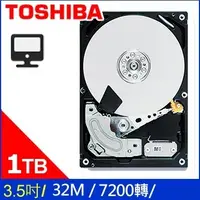 在飛比找蝦皮購物優惠-Toshiba 1TB 3.5吋硬碟 SATA3 DT01A