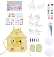 NAMOARLY 1 Set Creative DIY Unicorn Model Painting Set for Engaging Drawing Kit to Enhance Imagination and Art Skills Present for Unicorn Lovers and Young Artists