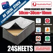 24x Self-adhesive Foam Sound Deadener Heat Proof Noise Proofing Insulation 10mm (for: Subaru)