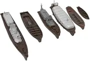 YZ700611 1/700 Model Upgrade Parts IJN Ship's Boat For Nagato Class Battleship
