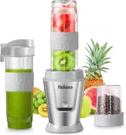 Personal Blender,Electric Shake Bottle w/ 2x20oz Travel Bottle & Coffee/Spices J