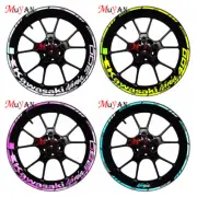 Wheel Hub Rim Decorative Decal Reflective Sticker For Kawasaki Ninja 400 300 250