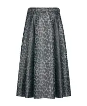 Leopard print skirt FR38 Gray