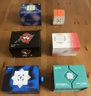 MOYU HUAMENG TG, VIN 4x4, GAN 14 MAGLEV PRO, X-MAN SPARK 7x7, 6 Cubes, RRP 430$