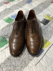 Allen Edmonds Park Ave Men’s Bourbon Cap Toe Oxford Leather Classic Size 8.5 3e