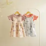 PINAFORE 連衣裙 KIEKEBOO 工作服裙子適合幼兒,帶女孩圖案 1 2 3 4 5 歲 T 恤