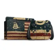 Political Nintendo Switch Bundle Skin - Dont Tread On Me American Flag